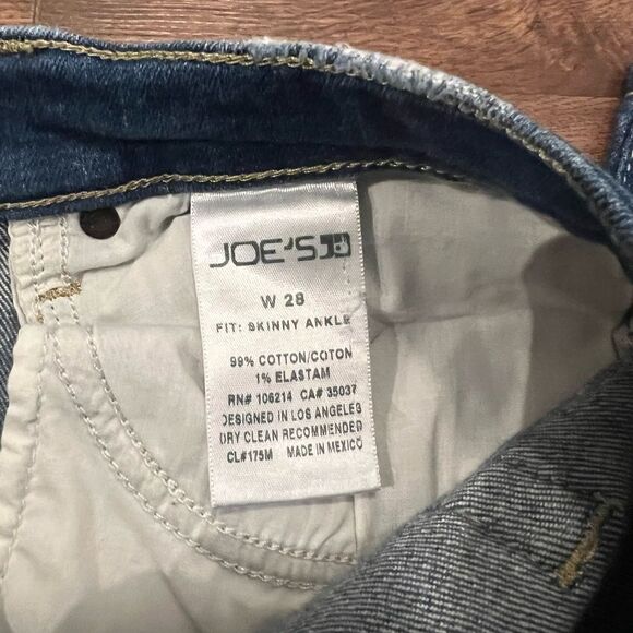 Joes Blue Vintage Distressed Skinny Ankle Jeans - Picture 5 of 7